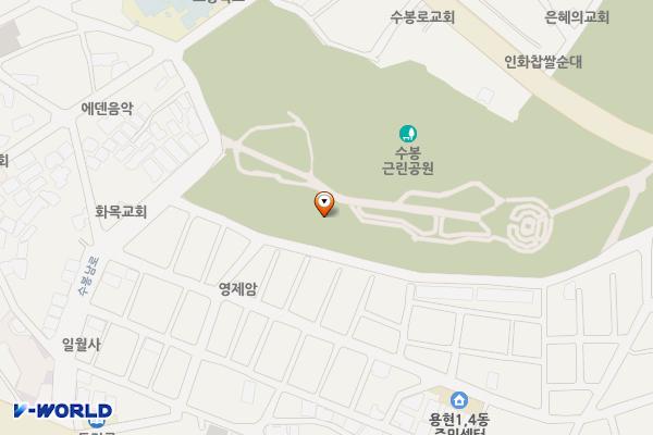 수봉공원 (망배단) 위치 지도 — 인천광역시 미추홀구 수봉남로24번길 27