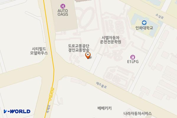인하대역CGV타워 위치 지도 — 인천광역시 미추홀구 매소홀로 255(학익동)