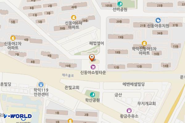 인천미추홀경찰서학동지구대 위치 지도 — 인천광역시 미추홀구 학산소로63번길 92
