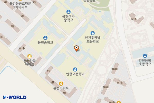 인천인항고등학교 위치 지도 — 인천광역시 미추홀구 매소홀로 135