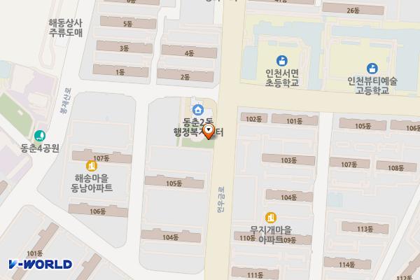 동남공원 위치 지도 — 인천광역시 연수구 먼우금로 39
