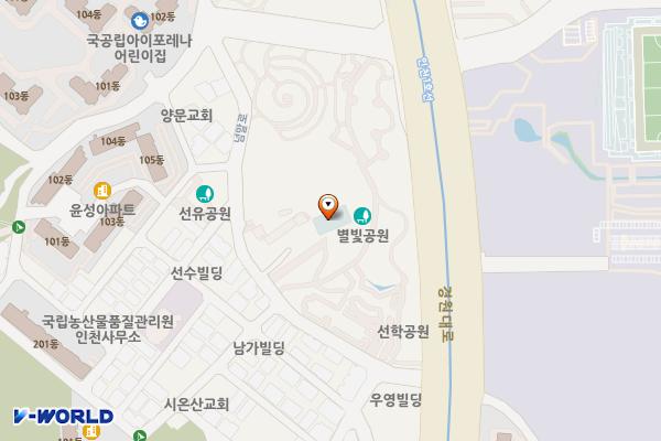 선학별빛도서관 위치 지도 — 인천광역시 연수구 넘말로 30, 선학별빛도서관 (선학동)