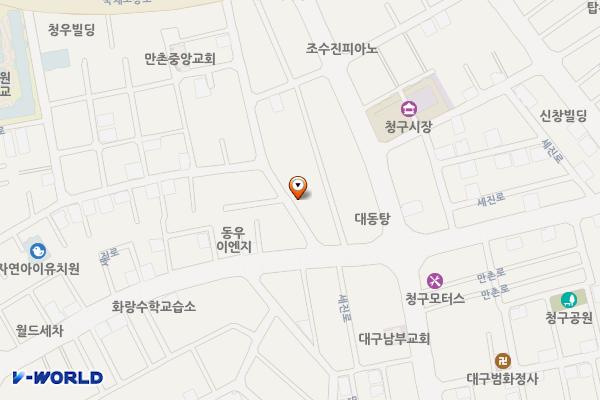 만촌동공영주차장2 위치 지도 — 대구광역시 수성구 만촌동 961-9