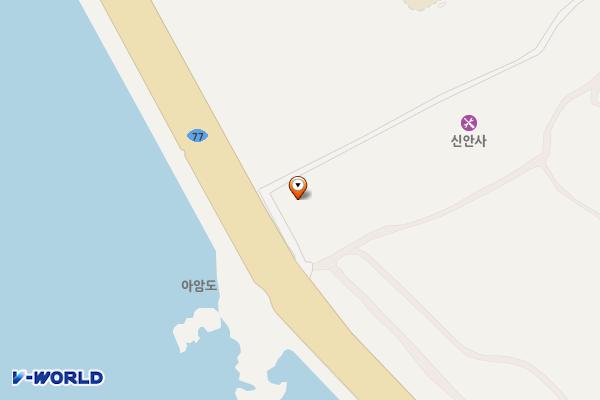 아암도 공중화장실 위치 지도 — 인천광역시 연수구 아암대로 555(옥련동)