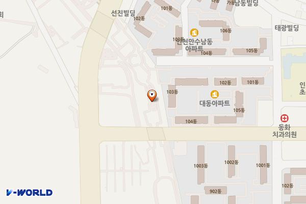 남동문화체육광장(2호) 위치 지도 — 인천광역시 남동구 장승남로 11