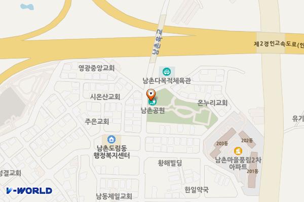 남촌어린이공원 위치 지도 — 인천광역시 남동구 남촌동로26번길 20