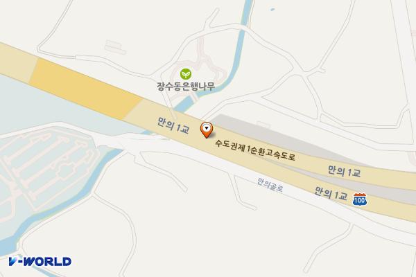 장수동 은행나무 위치 지도 — 인천광역시 남동구 장수동 114-1