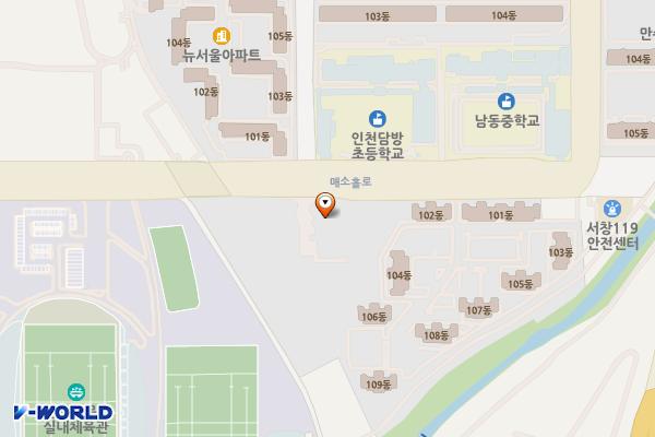 골마루근린공원 위치 지도 — 인천광역시 남동구 매소홀로 1020