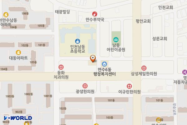 만월지구대 위치 지도 — 인천광역시 남동구 장승남로47번길 7