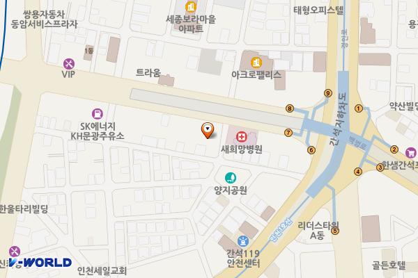 ㈜ 가스코 제일충전소 위치 지도 — 인천광역시 남동구 백범로 409