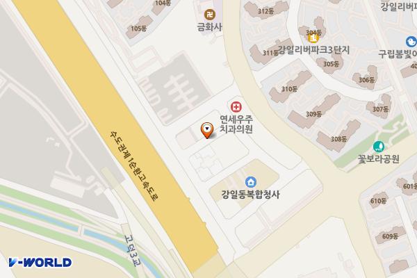 강일동 노상공영주차장 위치 지도 — 서울특별시 강동구 강일동 688