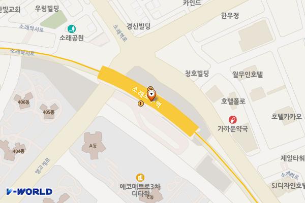 소래포구역 위치 지도 — 인천광역시 남동구 소래역로 51