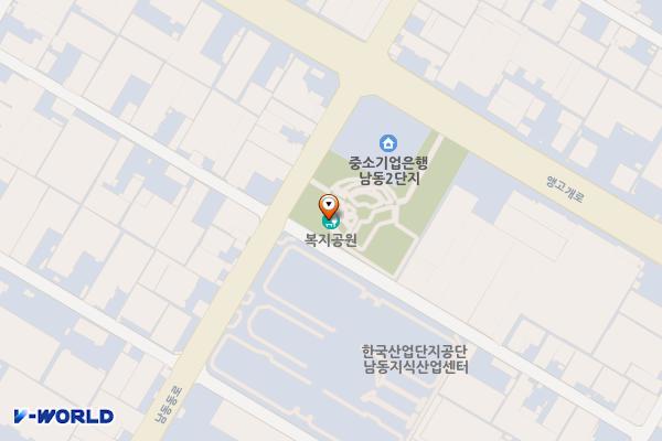 복지근린공원 위치 지도 — 인천광역시 남동구 남동동로 96