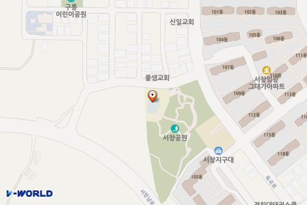 서창도서관 위치 지도 — 인천광역시 남동구 독곡로16번길 15