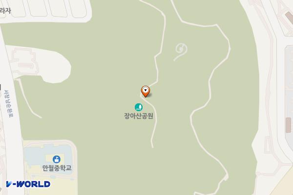 장아산공원(관리소화장실) 위치 지도 — 인천광역시 남동구 서창남순환로10번길 21