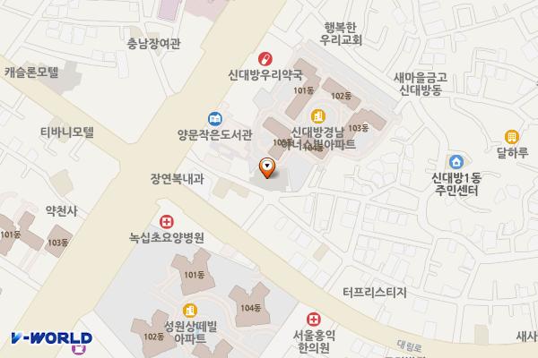 서광 위치 지도 — 서울특별시 동작구 신대방11길 32