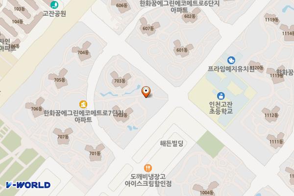 푸른어린이공원 위치 지도 — 인천광역시 남동구 에코중앙로 173