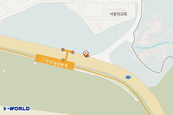 인천대공원(남문) 위치 지도 — 인천광역시 남동구 수인로 3670-1