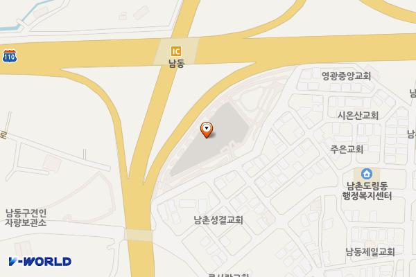 새남촌 공영주차장 위치 지도 — 인천광역시 남동구 남촌동 480-1