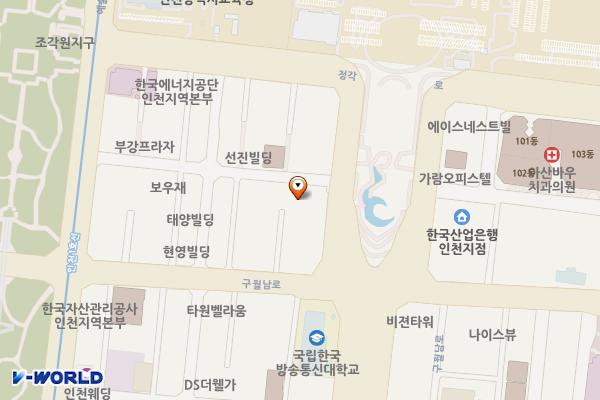 한빛빌딩 위치 지도 — 인천광역시 남동구 미래로 41