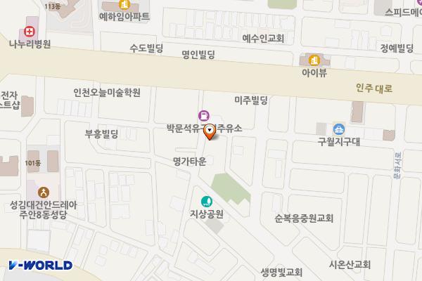 지상어린이공원 위치 지도 — 인천광역시 남동구 문화서로23번길 60