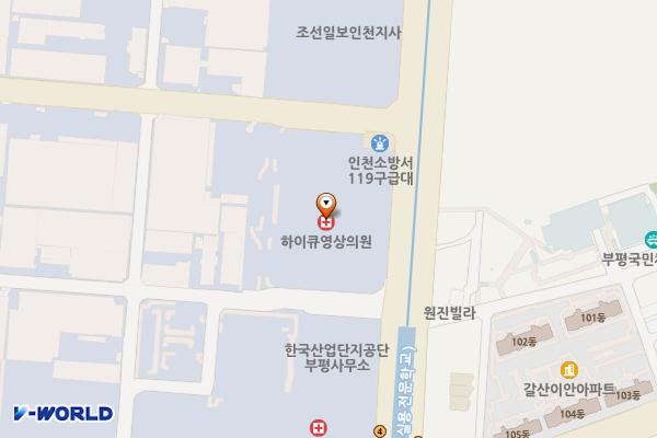 남광센트렉스 위치 지도 — 인천광역시 부평구 부평대로 301