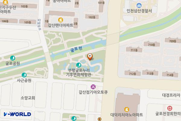 기후변화체험관 위치 지도 — 인천광역시 부평구 장제로 267