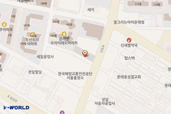 문래동 공영주차장 위치 지도 — 서울특별시 영등포구 문래동5가 3