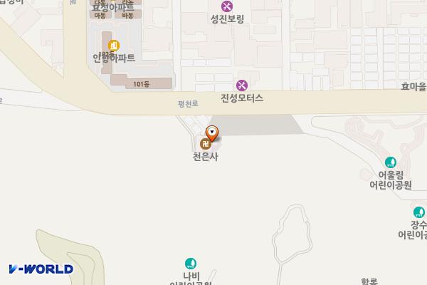 나비어린이공원 위치 지도 — 인천광역시 부평구 평천로 38-11