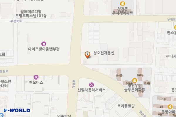 개인택시 복지 제 2충전소 위치 지도 — 인천광역시 부평구 마장로 482(청천동)