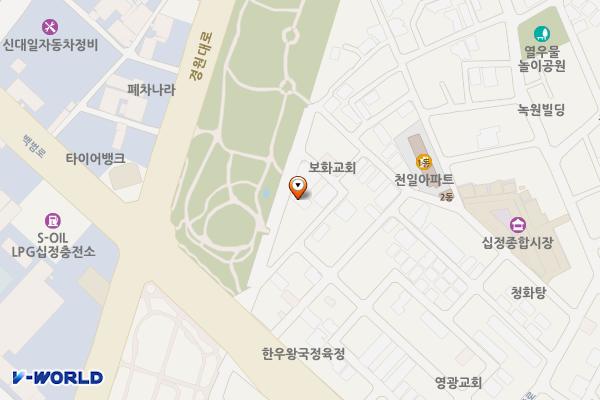 열우물숲공원 위치 지도 — 인천광역시 부평구 백범로542번길26