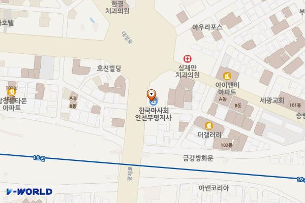 한국마사회 부평지사 위치 지도 — 인천광역시 부평구 장제로 54