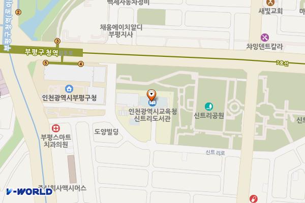 신트리공원(테니스장) 위치 지도 — 인천광역시 부평구 신트리로21