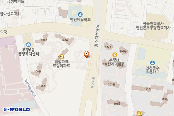 만월공원 위치 지도 — 인천광역시 부평구 동수로94