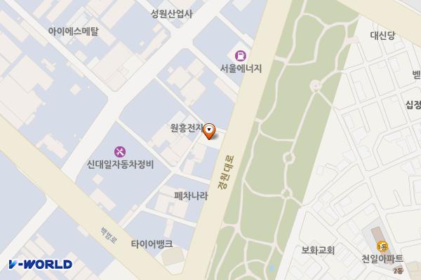 십정주유소 위치 지도 — 인천광역시 부평구 경원대로 1037 (십정동)
