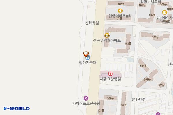 철마지구대 위치 지도 — 인천광역시 부평구 마장로 251