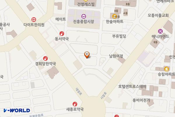 부평종합시장 관리사무소 위치 지도 — 인천광역시 부평구 주부토로22번길29-10(부평동)