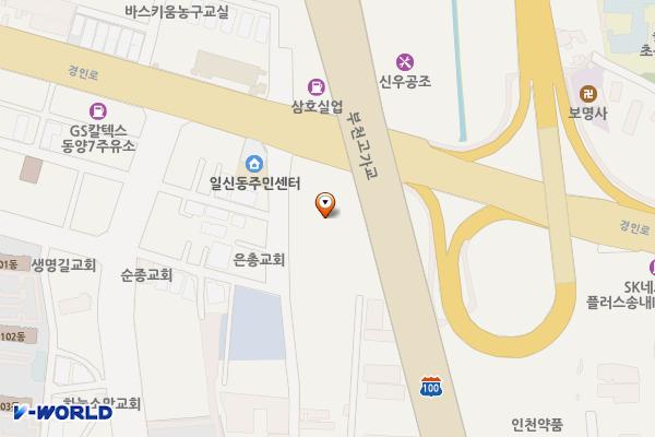 태보에너지 일신충전소 위치 지도 — 인천광역시 부평구 경인로1148번길 9(일신동)