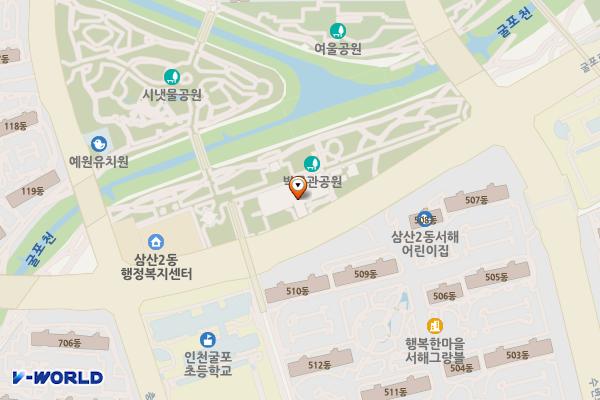 부평역사박물관 위치 지도 — 인천광역시 부평구 굴포로 151