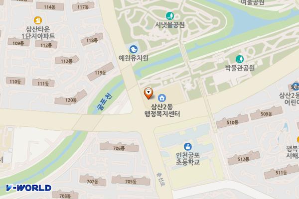 삼산119안전센터 위치 지도 — 인천광역시 부평구 충선로 252