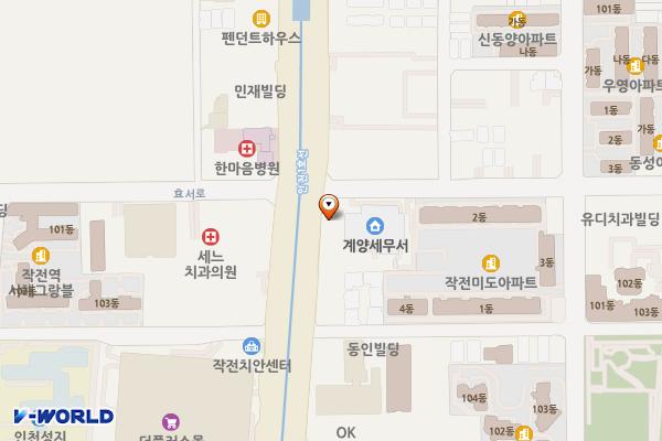 덕용프라자 위치 지도 — 인천광역시 계양구 계양대로 44