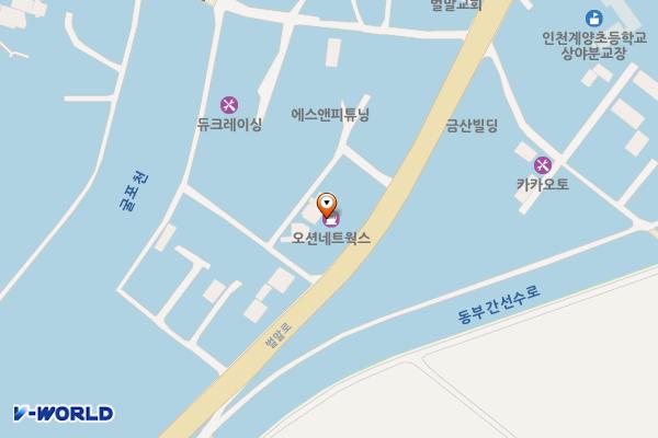 (주)스타에너지상사 계양지점 위치 지도 — 인천광역시 계양구 벌말로 545외 1