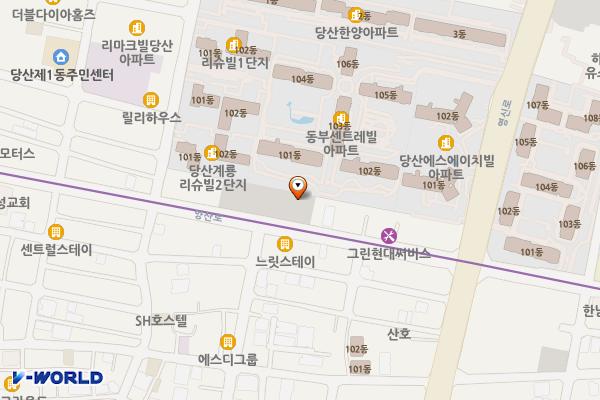 당산1동 공영주차장 위치 지도 — 서울특별시 영등포구 양산로 147