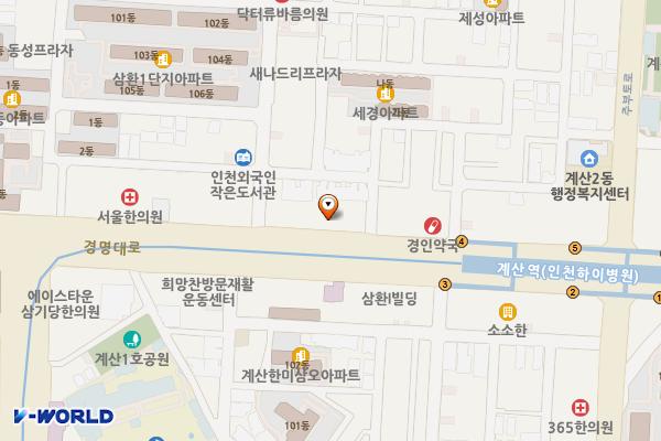 삼환2빌딩 위치 지도 — 인천광역시 계양구 경명대로 1067