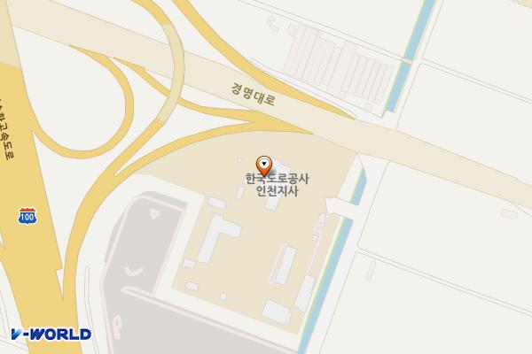 한국도로공사인천도로공사사업소 위치 지도 — 인천광역시 계양구 경명대로 1322
