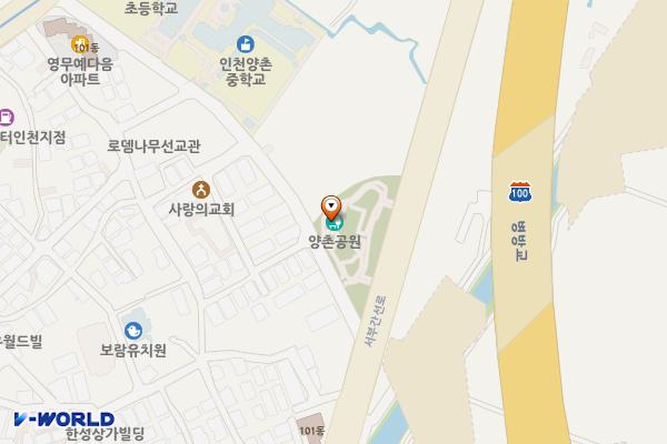 양촌어린이공원 위치 지도 — 인천광역시 계양구 장제로948번길 31