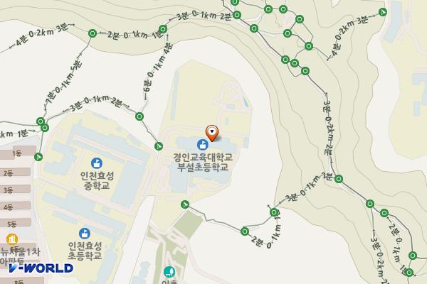 경인교육대학교 부설초 위치 지도 — 인천광역시 계양구 안남로 612
