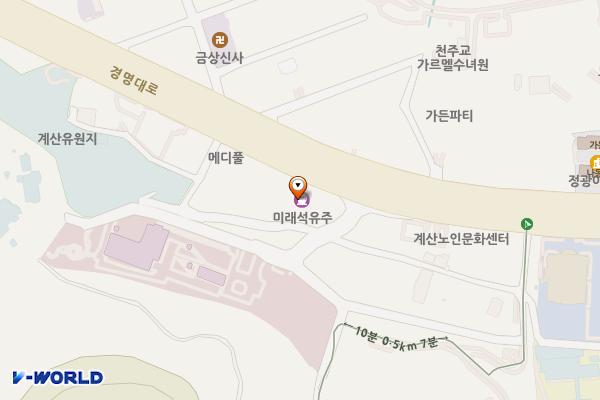 미래석유㈜ 위치 지도 — 인천광역시 계양구 경명대로 966