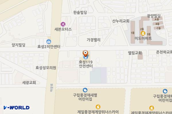 인천계양소방서 효성119안전센터 위치 지도 — 인천광역시 계양구 효서로 96-1