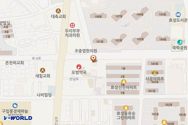 효성동우체국 위치 지도 — 인천광역시 계양구 효서로 146